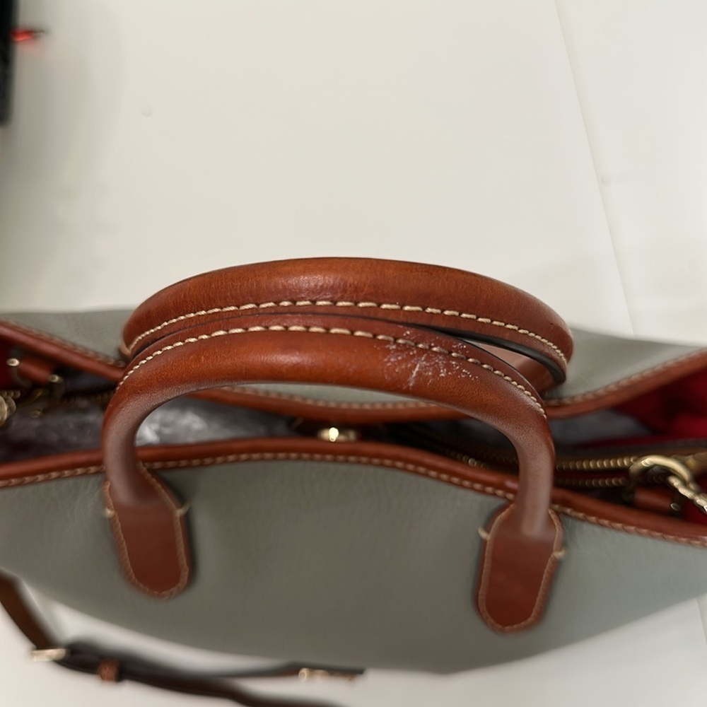 Dooney and Bourke Pebble Grain Brielle gray in color - Picture 6 of 16
